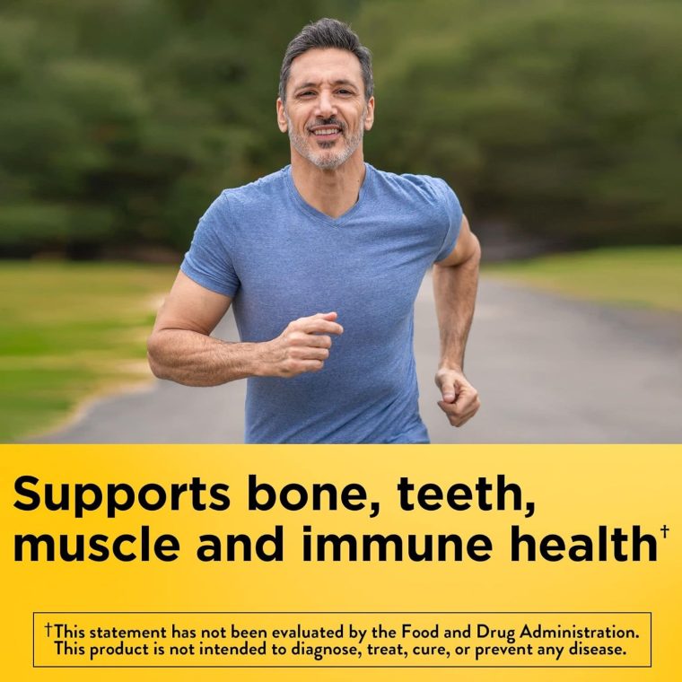 Nature Made Vitamin D3 2000 IU (50 mcg) per serving, Dietary Supplement for Bone, Teeth, Muscle and Immune Health Support, 90 Gummies, 45 Day Supply - Image 2