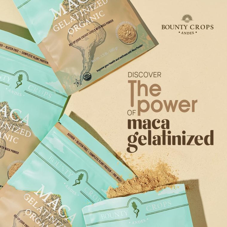 Organic Maca Powder Gelatinized 24 Oz Bag (1.5 lb - 680 gr), Energy & Vitality Booster, Non-GMO & Gluten-Free, Peruvian Superfood, Certified Organic - Image 4
