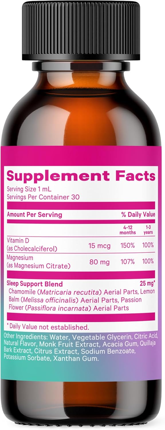 Pink Stork Baby Sleep Drops, Naturally Support Sleep Without Melatonin for Infants, Toddlers, and Kids, Aid Sleep with Chamomile and Magnesium, Baby Essentials for Bedtime, 1 oz, 30 Servings - Image 7