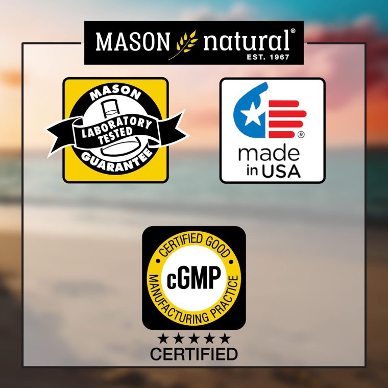 Mason Natural Calcium 1,200 mg with Vitamin D3 50 mcg (2,000 IU) - Immune Support & Bone Health*, Gluten Free, 60 Softgels - Image 5