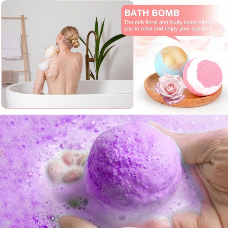 Bath Bomb Making Kit- Make Your Own Spa Set, Shower Craft Kits with Bath Bomb Molds, Soap Making Kits, Beginner Bath Bomb Kit DIY Bath Bombs Kit for Making Supplies Gifts for Girls Women - Image 5