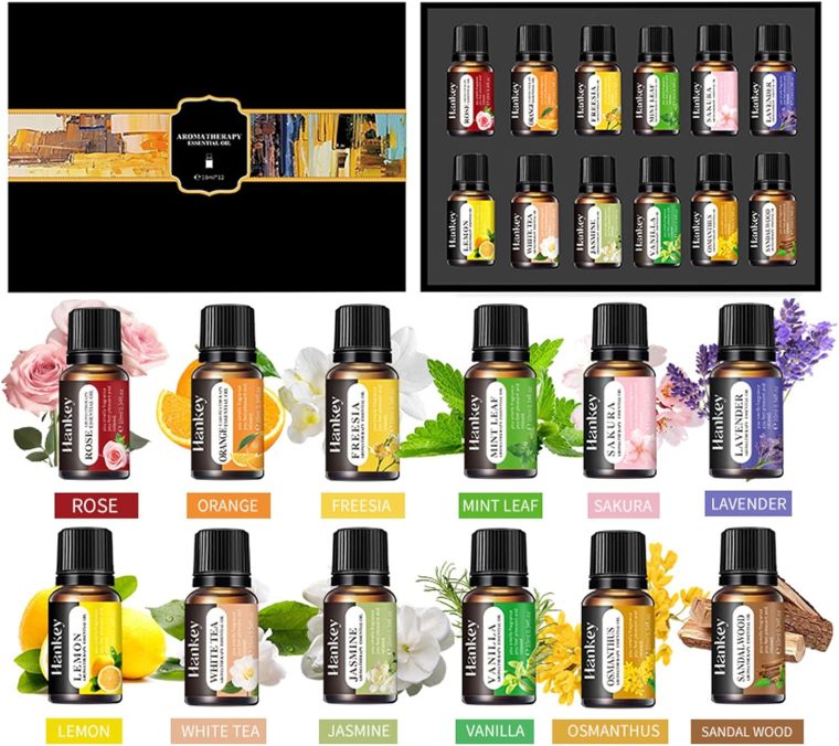 Family-Sized Aromatherapy Kit,12 Water-Soluble Essential Oils (120ml) for Diffusers & Humidifiers,Bulk Refill Year-Round Stress Relief, Sleep & Energy Boost (Lavender, Mint, Cherry Blossom + More!) - Image 8