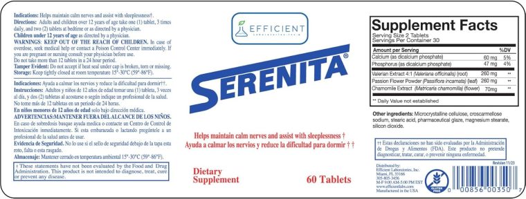 SERENITA - Stress and Sleeplessness Supplement - Image 6