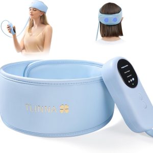 Head Massager,Scalp Massager,Relief Headaches,Fatigue,Stress,Sleep aid,Hangover with Airbag Kneading,Constant Temperature Hot Compress for Head