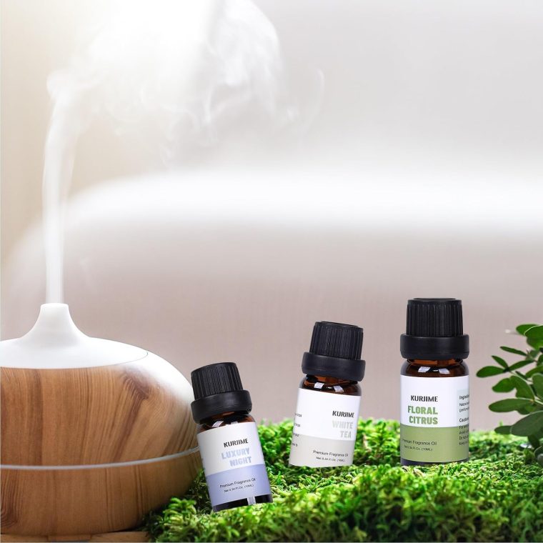 Fragrance Oils, Hotel Collection Diffuser Oil, Luxury Hotel Essential Oil Set for Diffuser, Soap & Candle Making Scents - Luxury Night, Jasmine & Mint, Lemon & Thyme, White Tea, Floral Citrus, My Way - Image 4