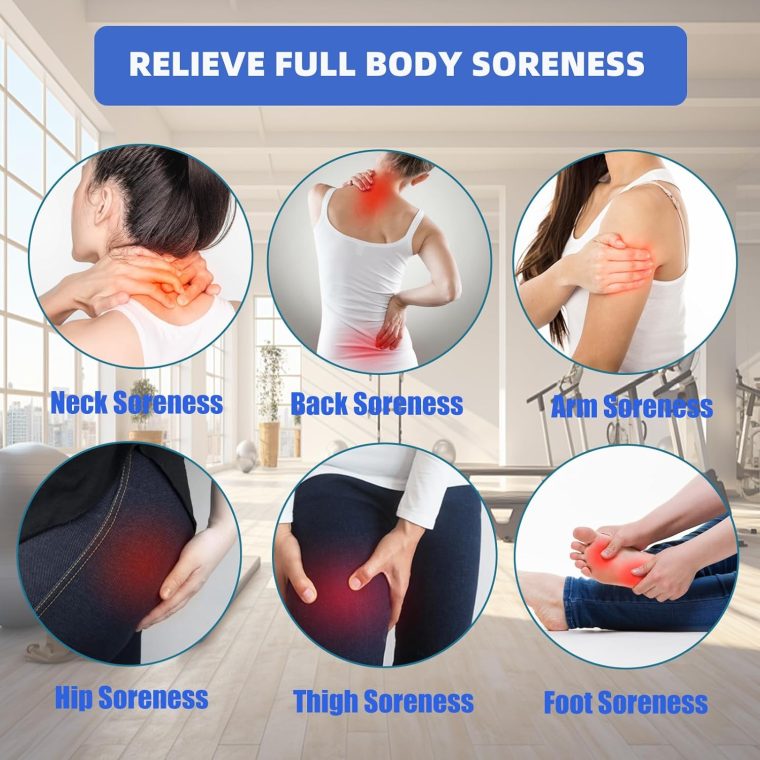 Neck and Back Massager Tool: Your Professional Companion for Back, Neck & Shoulder Relaxation. Pressure Point & Trigger Point Massage, and a Practical Back Scratcher for Deep Muscle Soothing(Blue) - Image 2