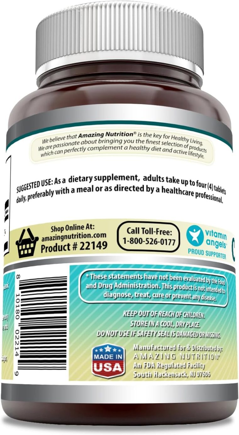 Amazing Formulas Calcium Citrate Supplement | 1000 Mg | Tablets | Non-GMO | Gluten Free | Made in USA (1 Pack, 240 Count) - Image 3