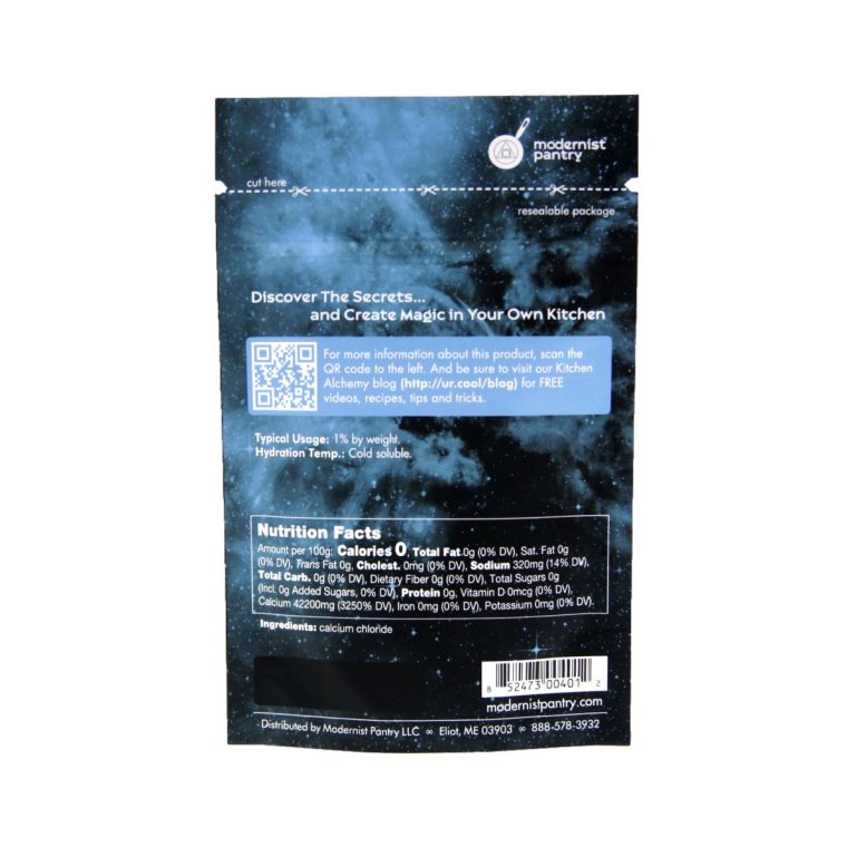 Pure Calcium Chloride ⊘ Non-GMO Vegan OU Kosher Certified - 50g/2oz - Image 3