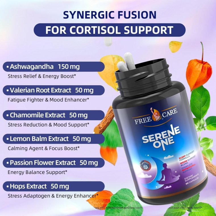 15-in-1 Melatonin Sleep Capsules - Natural Sleep Aids for Adults with Melatonin 5mg and Magnesium Glycinate, Support Sleep Health, Stress Relief with Ashwagandha, L-Theanine,GABA, 5-HTP - 60 Capsules - Image 3
