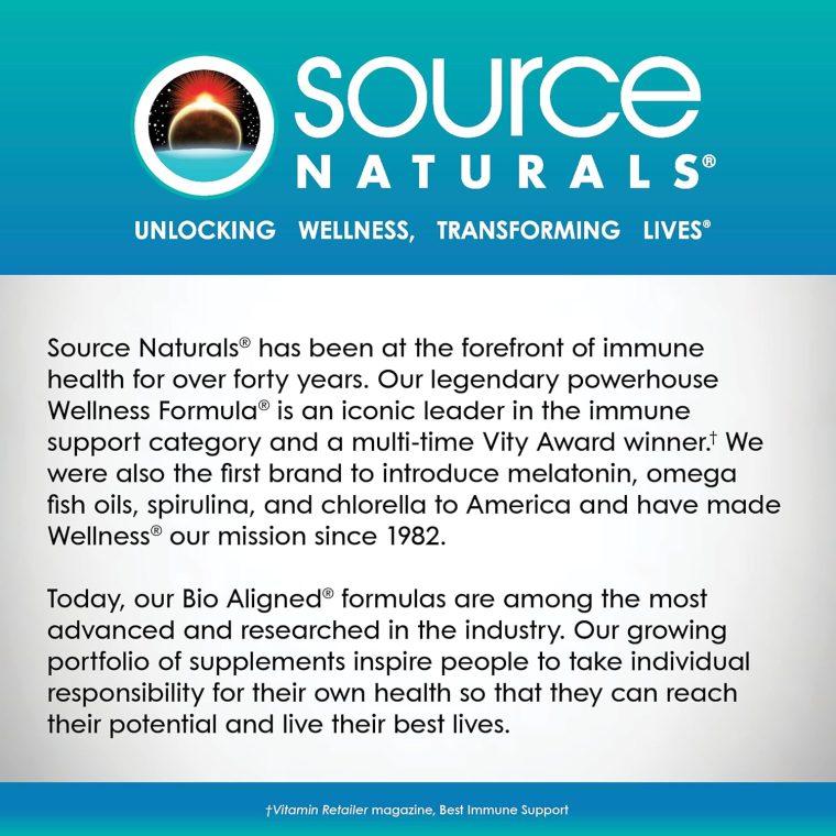 Source Naturals Vitamin D-3, Supports Bone & Immune Health*, 250 mcg (10,000 IU) - 60 Softgels - Image 5