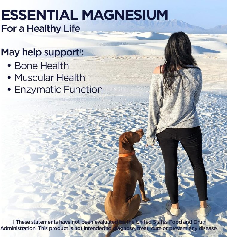 KAL Magnesium Glycinate Tablets, Fully Chelated, High Absorption Formula with Magnesium Bisglycinate Chelate for Nerve, Muscle & Bone Health Support, Vegan, Gluten Free, Value Size, 240 Tablets - Image 3