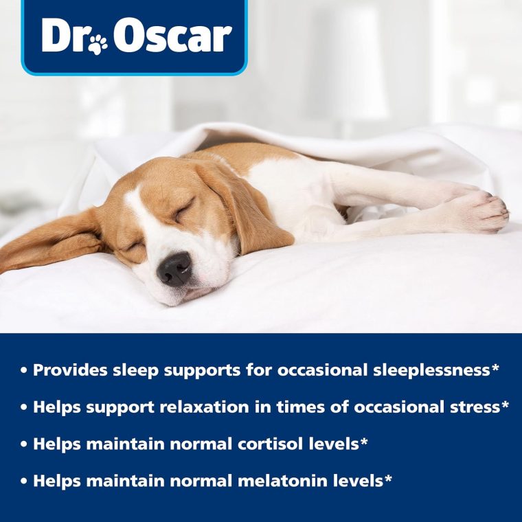 Dog Sleep Aid for Dogs, Better Than Melatonin or Calming Chews Only, Best Sleeping Pills + Melatonin, 120 Tablets, Puppy Sleep Aid, USA - Image 4