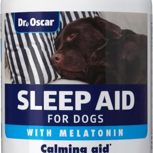 Dog Sleep Aid for Dogs, Better Than Melatonin or Calming Chews Only, Best Sleeping Pills + Melatonin, 120 Tablets, Puppy Sleep Aid, USA
