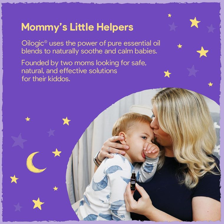 Oilogic Slumber & Sleep Spray for Babies & Toddlers - Relaxing, Calming & Soothing Room Aromatherapy Fabric & Linen Mist with 100% Pure & Natural Essential Oil Blend - Lavender & Chamomile Oil Blend - Image 6