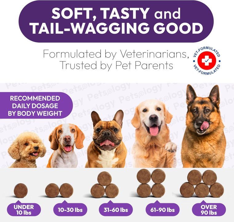 Advanced Melatonin for Dogs - 170 Dog Melatonin Calming Chews for Small and Large Dogs - Natural Hemp Dog Sleep Aid, Puppy Sleeping Pills, Anxiety, Stress, Separation, Barking, Fireworks - Made in USA - Image 7