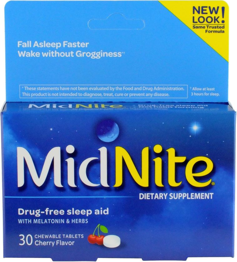 MidNite Natural Sleep Supplement, 30-Count Box (Pack of 2) - Image 2