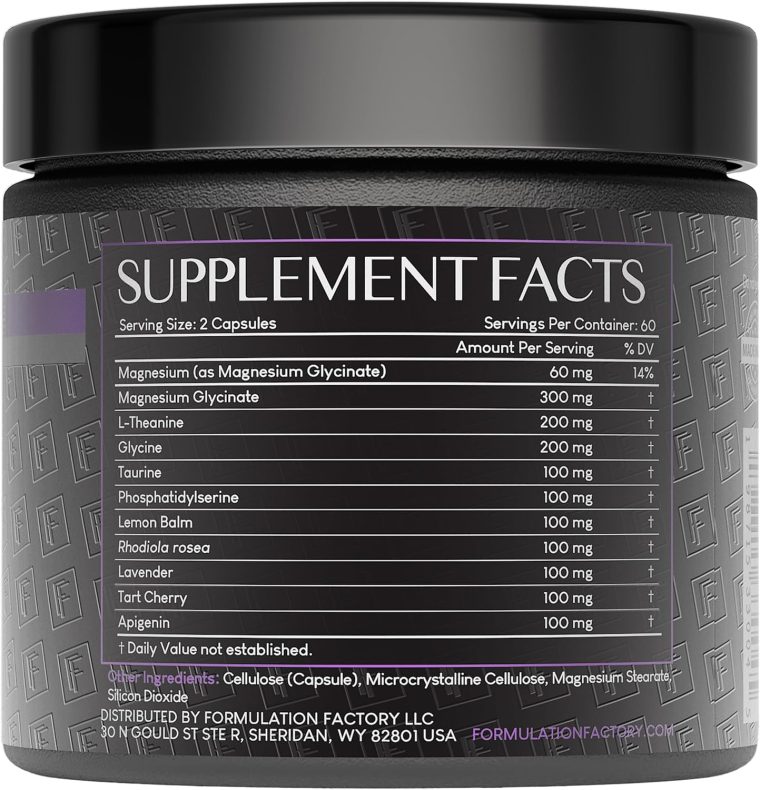 The Night Before 10-in-1 Midnight Maximizer Sleep Aid, Stress Relief, Cognition, Relaxation, Recovery, Focus, Magnesium Glycinate, L-Theanine & More, (120 Capsules – 2 Month Supply) - Image 2