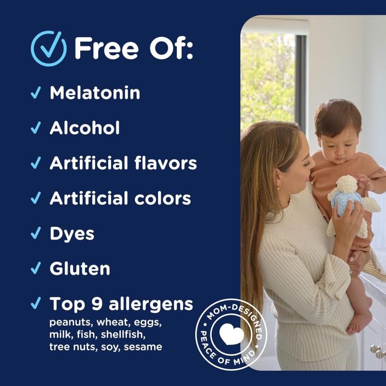 Mommy's Bliss Organic Baby Bedtime Drops + Overnight Immunity Support*, Promotes Restful Night, Melatonin Free, Age 4 Month+, 2 Fl Oz - Image 6