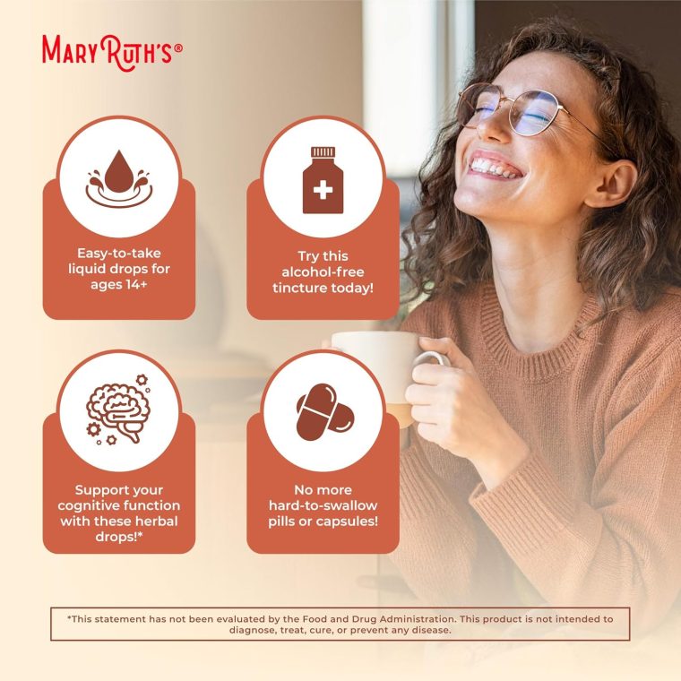 MaryRuth Organics Ashwagandha Root | USDA Organic Ashwagandha Liquid Drops | Stress Relief, Natural Calm, Relaxation and Mood Support Supplement | Adaptogenic | Nervine | Vegan | Non-GMO | 60 Servings - Image 6