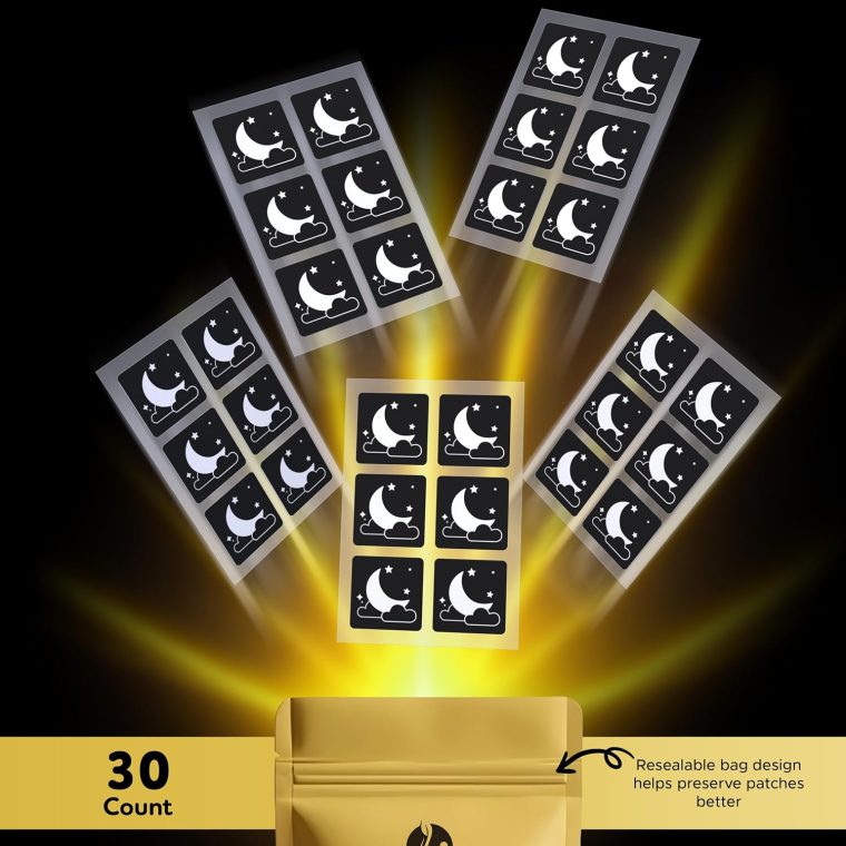 Sleep Aid Patches for Adults with Melatonin & Magnesium – 30 Pack – Wake Up Refreshed & Rejuvenated – Easy-to-Use, Non-Habit Forming Sleep Support - Image 6