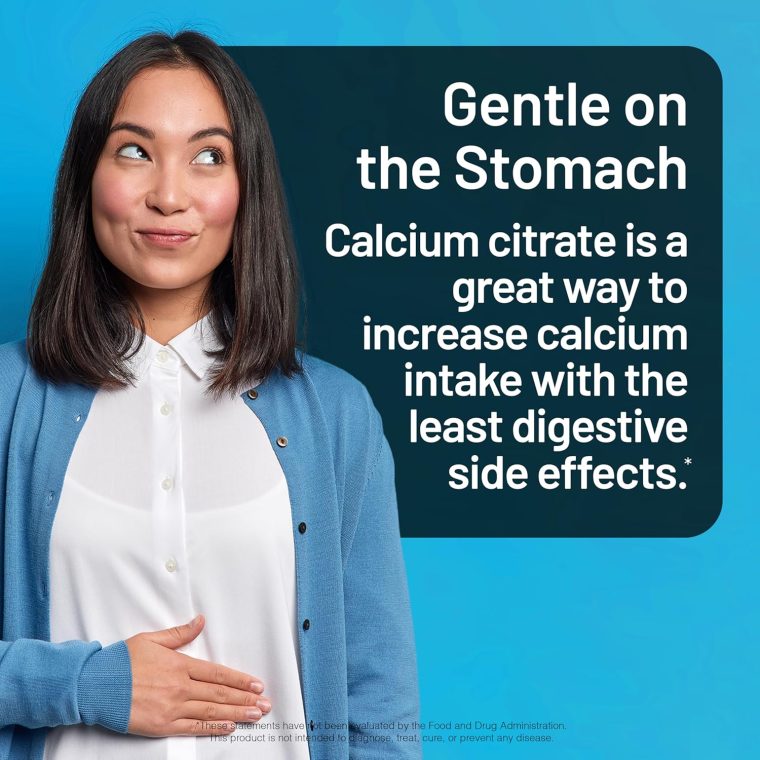 NatureWise Calcium Citrate 500mg Capsules - Supplement for Bone Health - Easy to Digest & Absorb - Vegan, Non-GMO, Gluten-Free - 90 Count[30-Day Supply] - Image 3