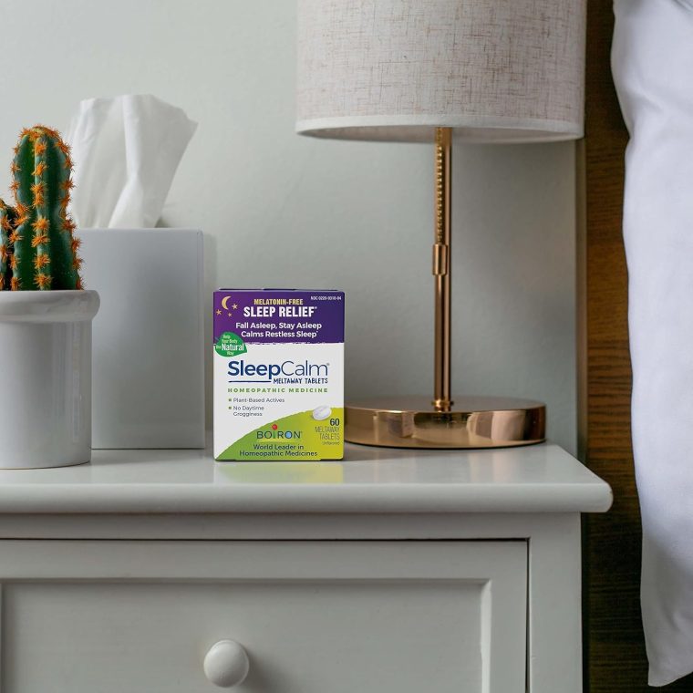 Boiron SleepCalm Sleep Aid for Deep, Relaxing, Restful Nighttime Sleep - Melatonin-Free and Non Habit-Forming - Dissolvable Tablets - 180 Count - Image 5
