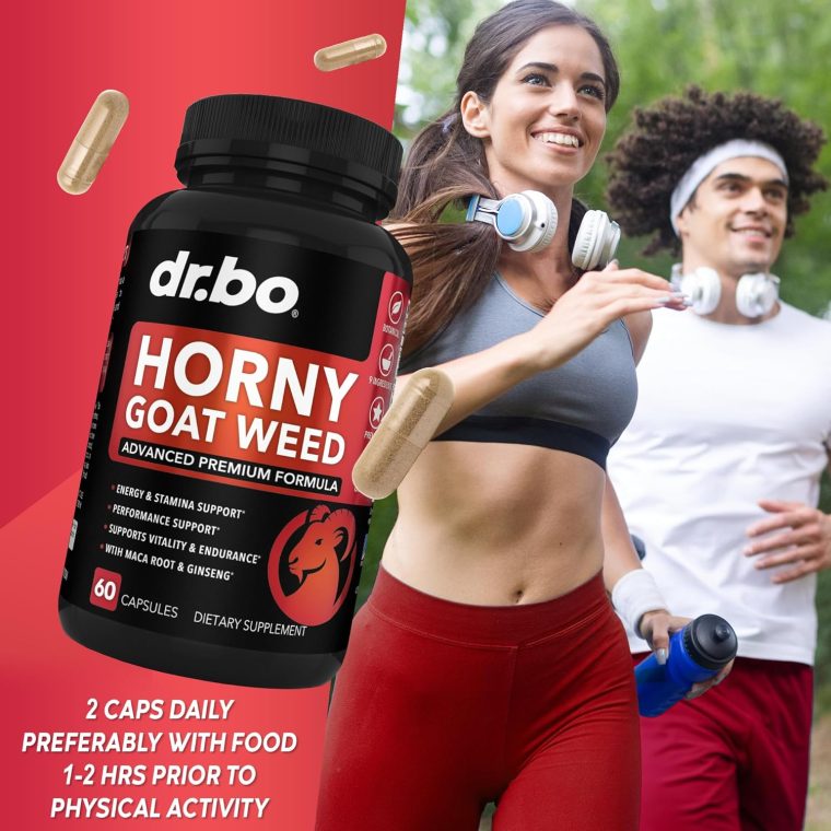 Horny Goat Weed For Men and Women - 1590mg Extra Max Male Enhancement, Stamina, Endurance, Performance - Maca Root, Tribulus, Muira Puama, L Arginine Ginseng Hornygoatweed for Men & Women - 60 Pills - Image 7