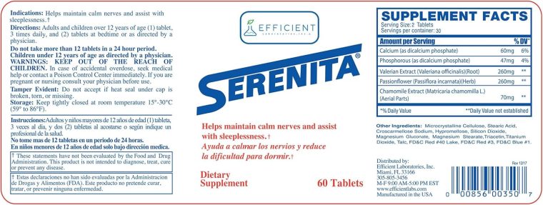 SERENITA - Stress and Sleeplessness Supplement - Image 7
