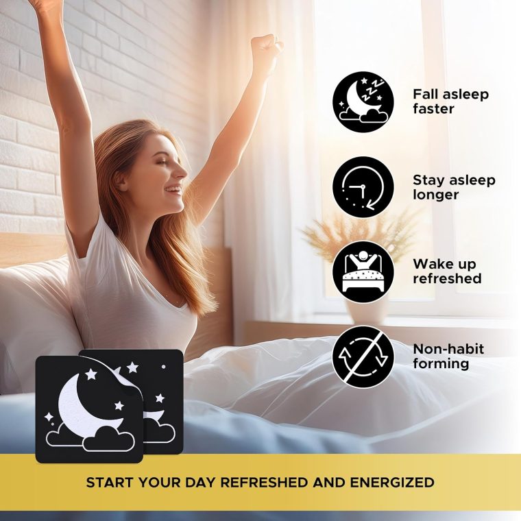 Sleep Aid Patches for Adults with Melatonin & Magnesium – 30 Pack – Wake Up Refreshed & Rejuvenated – Easy-to-Use, Non-Habit Forming Sleep Support - Image 3