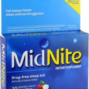 MidNite Natural Sleep Supplement, 30-Count Box (Pack of 2)