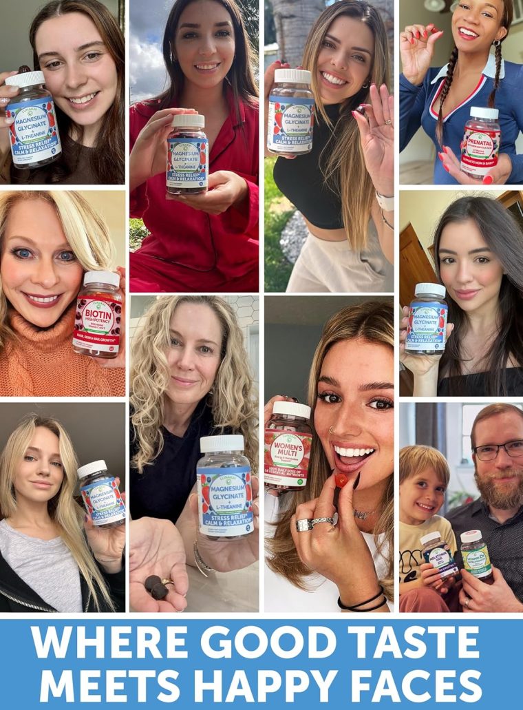 Lunakai USA Made Magnesium Glycinate Gummies 426mg with L-Theanine – Calm, Sleep, Stress Relief for Adults & Kids, Non-GMO, Vegan, 60ct - Image 4