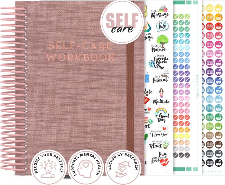 Self Care Journal – Guided Daily Reflection Notebook to Support Mental & Physical Health Habits – Self Love Manifestation & Affirmations Planner - Personal Growth Goals Happiness - Image 8